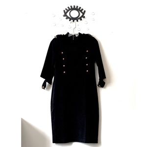 Buttoned Accent Dress